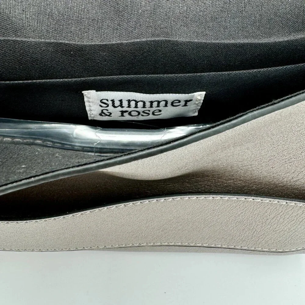 NWOT Summer & Rose Clutch with Strap - Color Chrome - Picture 3 of 4